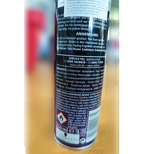 TAFT - Spray pour cheveux