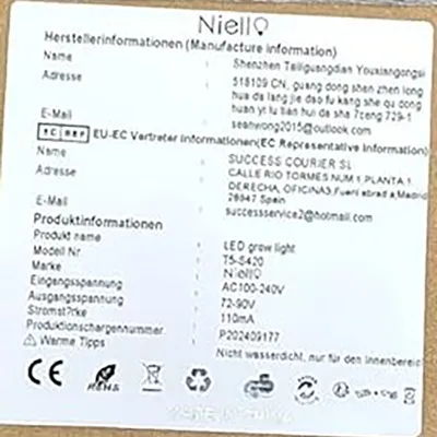 Niello - Lampe de plante