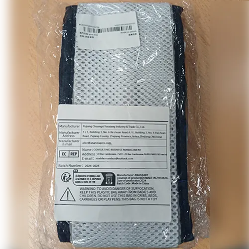 Emballage bébé en tissu.