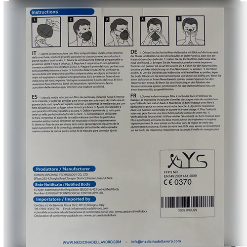 Medicina del Lavoro - Masque de filtre à particules