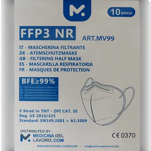 Medicina del Lavoro - Masque de filtre à particules