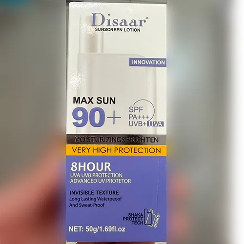 Disaar - Écran solaire