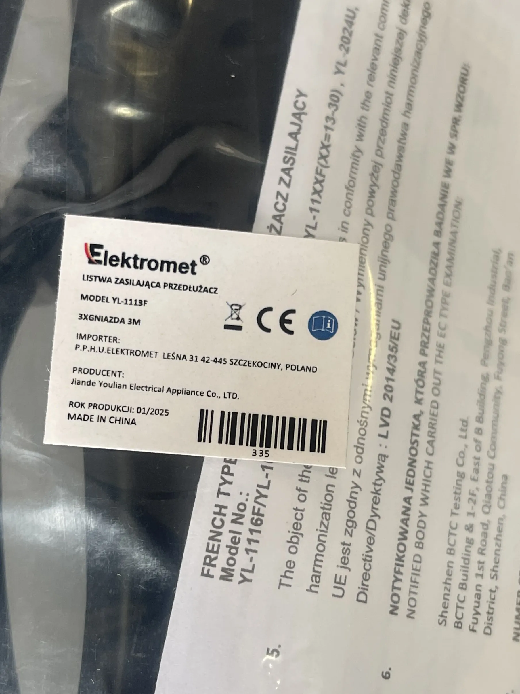 Elektromet - Tête de rallonge
