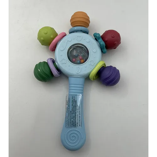 Jouet hochet avec cinq boules de dentition.