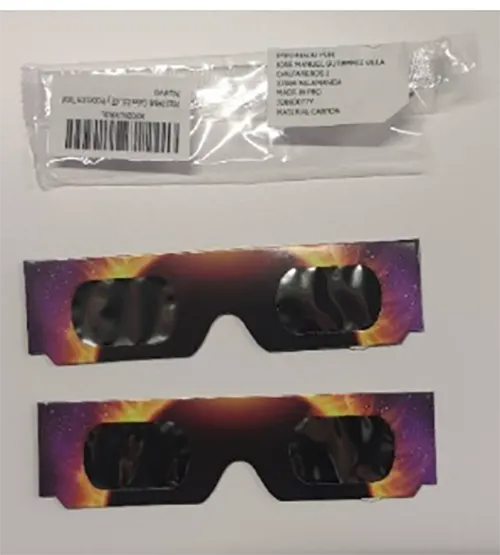Pelispan - Lunettes d'éclipse solaire