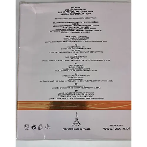 LUXURE PARFUMES - Parfum