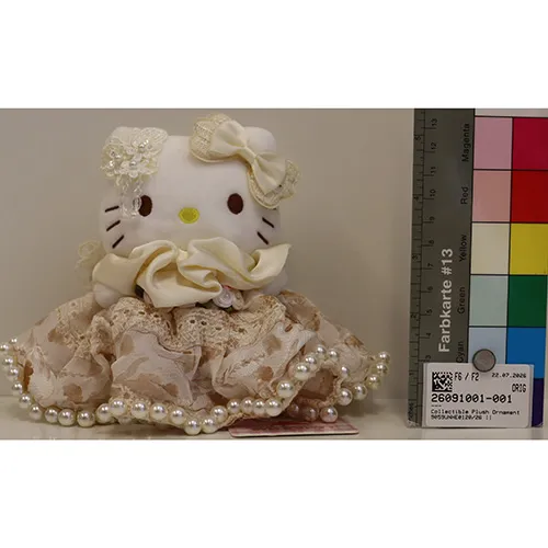 Hello Kitty - Porte-clés avec jouet doux