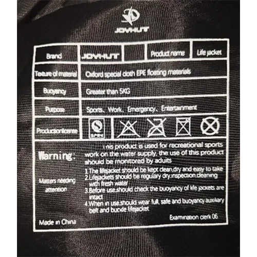 JOYHUT - Gilet de sauvetage