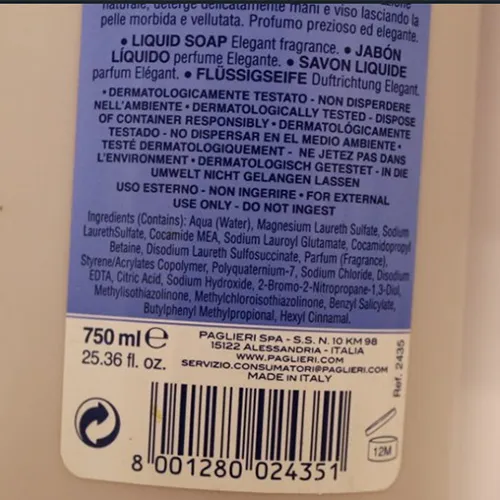 FELCE AZZURRA - Savon liquide