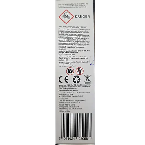O Pro by Insta - Cigarette électronique jetable
