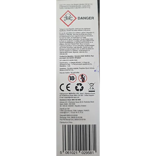 O Pro by Insta - Cigarette électronique jetable