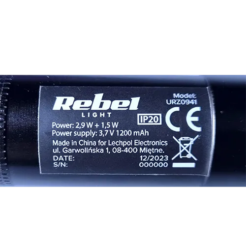 Rebel LIGHT - Lampe de poche