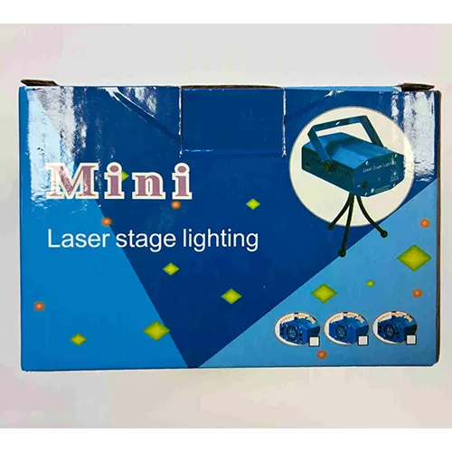 Projecteur laser bleu.