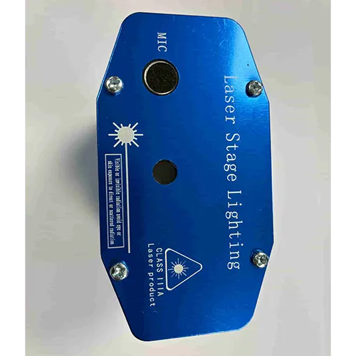 Projecteur laser bleu.