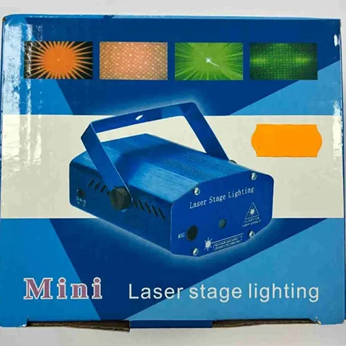 Projecteur laser bleu.