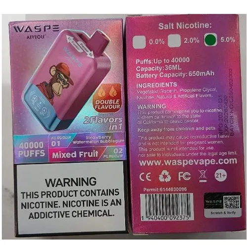 WASPE AIVIOU - Cigarette électronique jetable