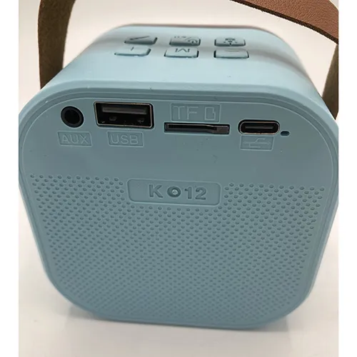 Ensemble de karaoké avec deux microphones sans fil et un câble USB.