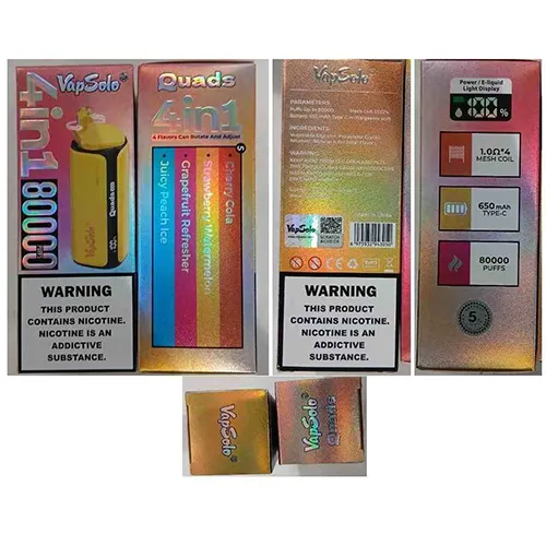 VapSolo ® - Cigarette électronique jetable