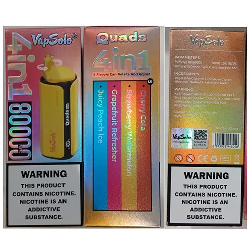 VapSolo ® - Cigarette électronique jetable