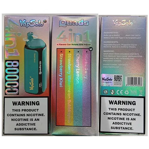 VapSolo ® - Cigarette électronique jetable