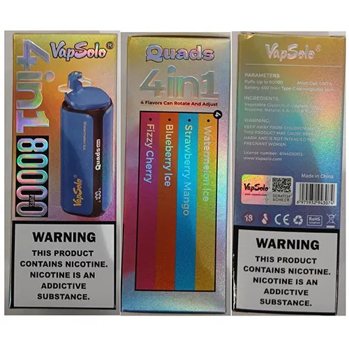 VapSolo ® - Cigarette électronique jetable