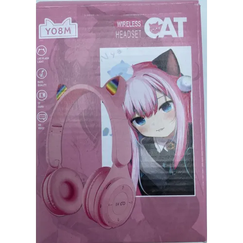 Casque sans fil sous forme d'oreilles de chat.